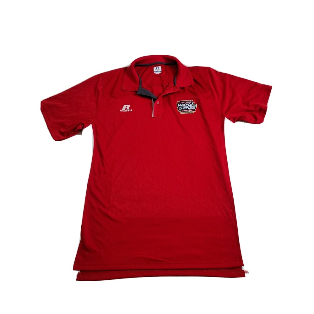 Russell Athletic Sz Large 2016 Little League World Series Red Short Sleeve Polo